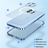 Aluminum Magnetic Case for iPhone